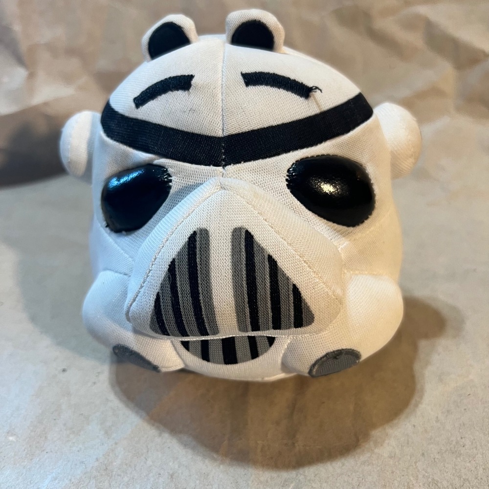 Rovio Small Plush Star Wars Stormtrooper Pig White Angry Birds 2012 Toy